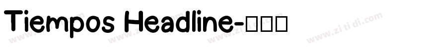 Tiempos Headline字体转换